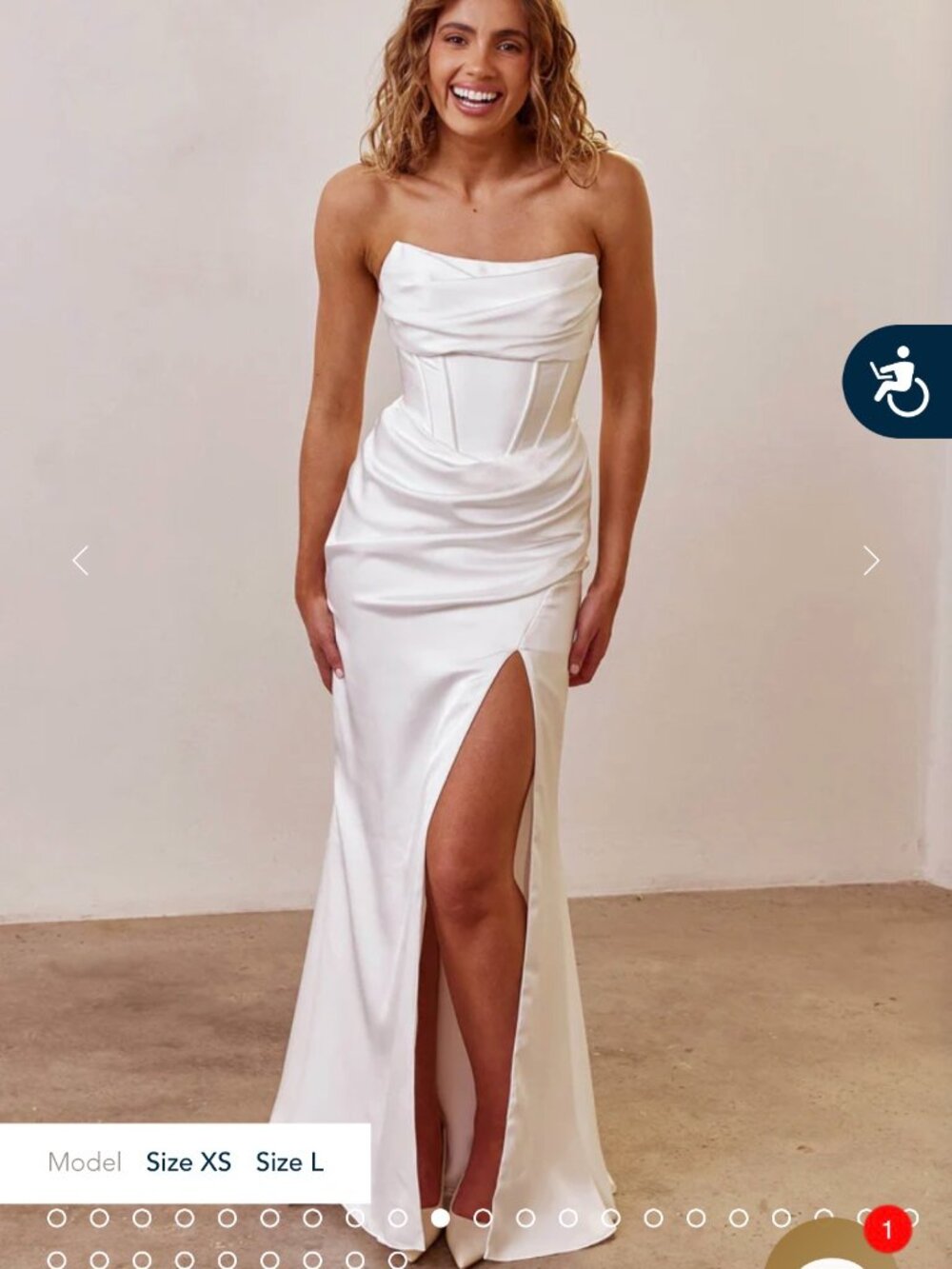 Grace Loves Lace Selene Satin Wedding Dress- New, Unworn, Unaltered